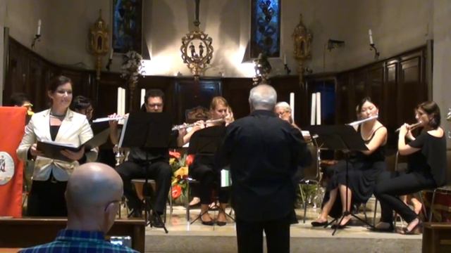 Trieste Flute Ensemble - C. Franck: Panis Angelicus - Elena Centrone - Giorgio Blasco