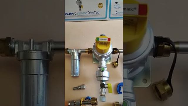 GOK Caramatic Drive Two подключение газового редуктора к каравану   Www.autodom-shop.ru 89151021921