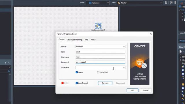 Connect to MySQL using Data Access Components for Delphi смотреть онлайн