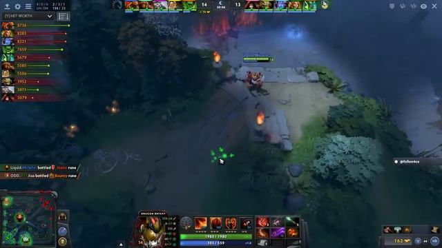 Liquid.Miracle- Dragon Knight | 9560 MMR Dota 2 смотреть онлайн