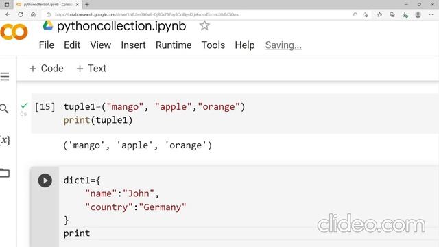 python collection. LIST , TUPLE , SET , DICTIONARY. смотреть онлайн