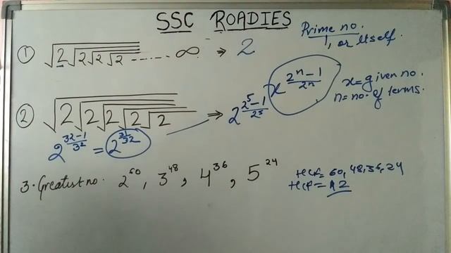 Under Root SHORT TRICKS For SSC CGL/CHSL/MTS/BANK PO смотреть онлайн