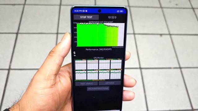 POCO F5 CPU Throttling Test 30mins Extreme Stress Test #pocof5