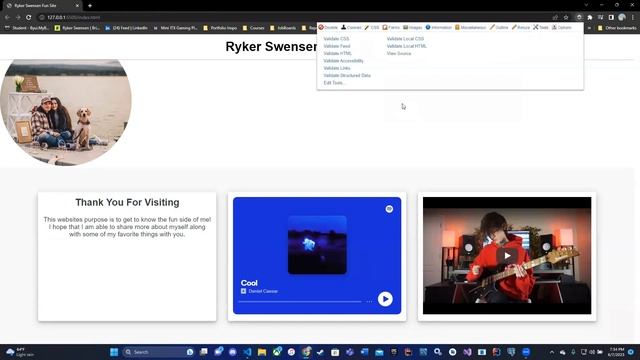 HTML and CSS Validation смотреть онлайн