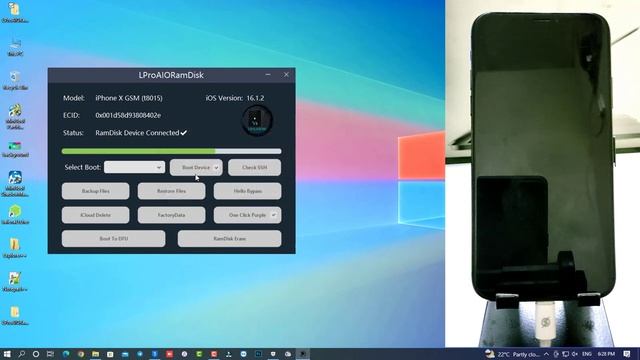 LPRO AIO RamDisk Windows IOS15 / IOS16 Passcode / Disable Full Bypass IPhone & IPad