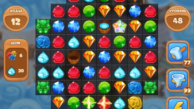 Потерянное Эльдорадо 48 уровень [Сокровища Пиратов бонусный мир] - Lost El Dorado Level 48 смотреть онлайн
