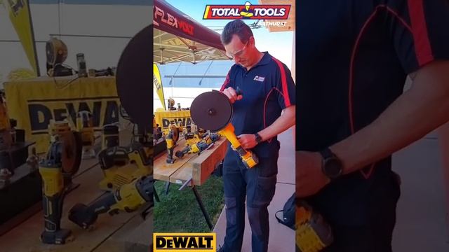 Unreleased Dewalt Grinder Demo At Total Tools Bathurst #totaltools #dewalt #tools