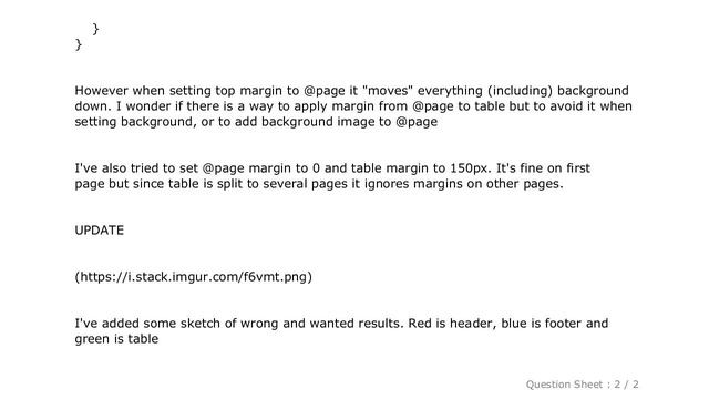 HTML : CSS print multiple page table with memo смотреть онлайн