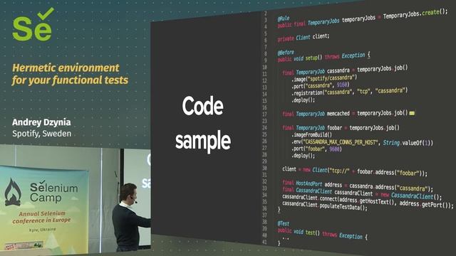 Hermetic environment for your functional tests (Andrey Dzynia, Sweden) смотреть онлайн