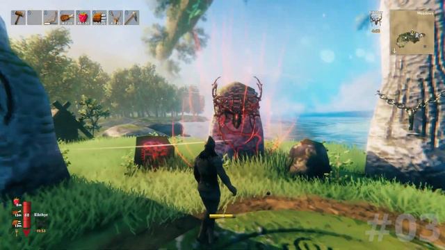 Valheim - Let's Play - Episode 03: The First Boss Eikthyr & The World Fights Back Again! смотреть онлайн