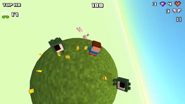 YuYu Galaxy Game Play (Mario Galaxy meets PACMAN in a retro endless runner for iPhone and Android) смотреть онлайн