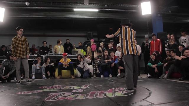 JUST A BATTLE Vol.8 POPPING BEGINNERS 1/4 Sabyrzhan Vs. Orynbek Vs. Arina смотреть онлайн