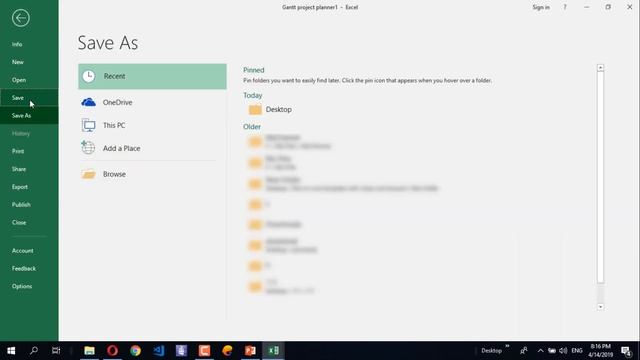 7 - تعلم الاكسل | برنامج Excel 2016 | شرح قائمة File смотреть онлайн