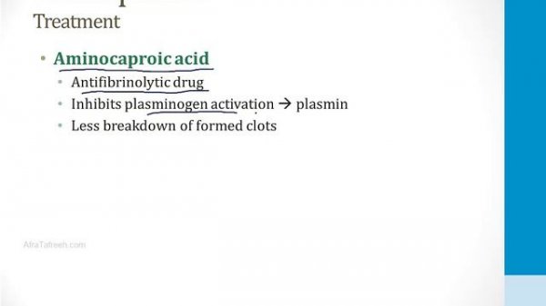 Hematology - 1. Hemostasis - 4.Coagulopathies atf