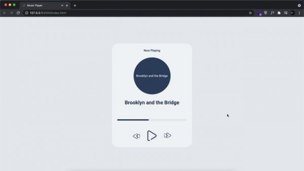 Делаем аудиоплеер HTML / SCSS / JS. #javascript