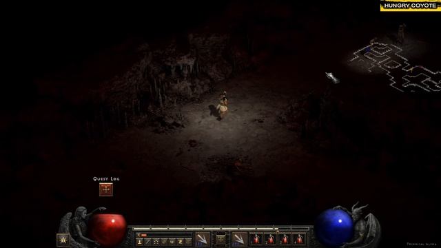 DIABLO 2 RESURRECTED - The Den Of Evil Cave Location Guide (The Den Of Evil Quest Guide) смотреть онлайн