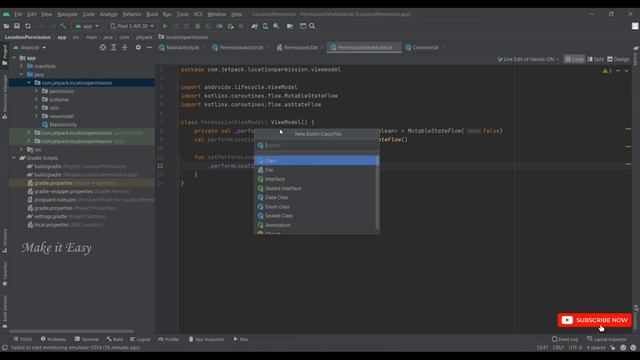 How to Enable Location Permission in Jetpack Compose | Android | Kotlin | Make it Easy смотреть онлайн