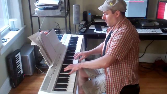 "Why did I choose Thee" Piano Chord Progression.Yamaha P-105 смотреть онлайн