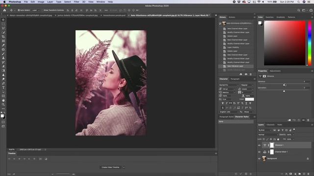 ? This Film is SO TRIPPY! Recreating Lomochrome Purple in Photoshop смотреть онлайн