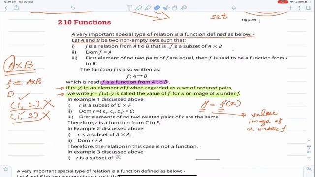 FSc Math Part 1 Exercise 2.6 Lecture 16 Theory and examples. Relations and Functions (in Urdu) смотреть онлайн