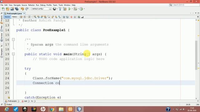 preparedstatement in jdbc || preparedstatement example java || PreparedStatement Insert new record смотреть онлайн
