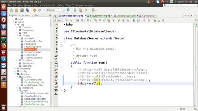 Laravel Admin Panel Development beginners Tutorial(#19) Faker Library for Faculty Type, Faculty, .. смотреть онлайн