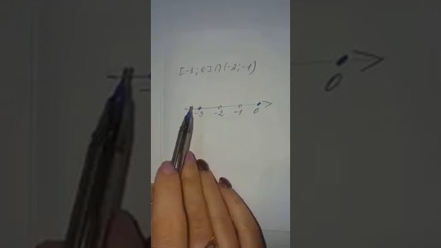 Пересечение числовых промежутков, 7 класс смотреть онлайн