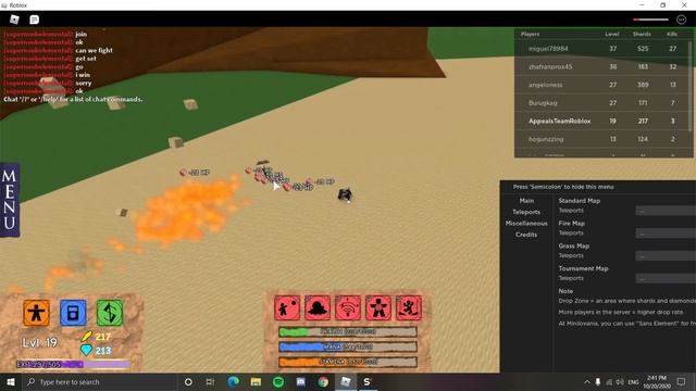 Roblox Elemental Battlegrounds Hack/Script Auto Exp Farm, Teleport All Map, Anti AFK AND MORE смотреть онлайн