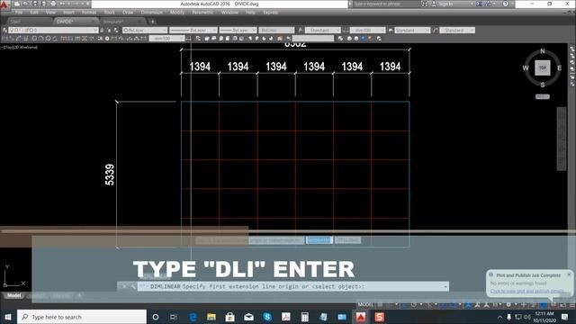 AUTOCAD - HOW TO DIVIDE SPACE OR AREA смотреть онлайн