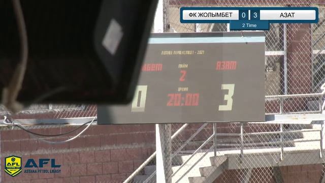"Летнее Первенство 1" III лига (2021г) ФК ЖОЛЫМБЕТ 1:8 АЗАТ смотреть онлайн