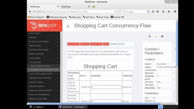 Offensive Security using Ravello (3 of _ ): Exploiting WebGoat смотреть онлайн