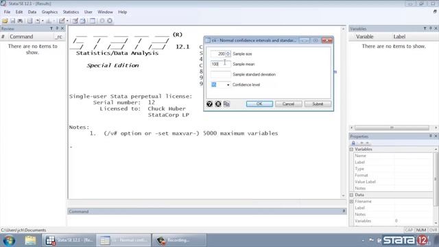 Stata® tutorial: Confidence interval calculator for normal data смотреть онлайн