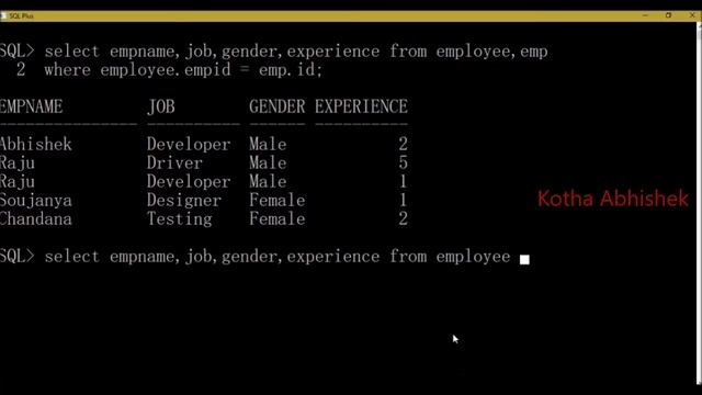 Oracle joins in telugu | Inner join | Left join | Right Join | Full Join | Cross Join смотреть онлайн