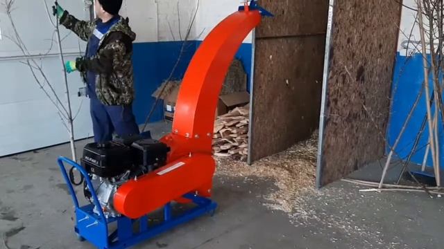 Мощный Утилизатор / дробилка У350 Draxter (мульча) с бензиновым двигателем 17 л.с смотреть онлайн