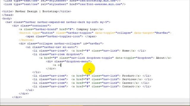 How to create dropdown responsive menu in bootstrap 4 | 2020 смотреть онлайн