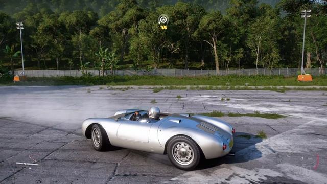 Forza Horizon 5 . Porsche 550A Spyder 1955 . Car Show Speed Jump Crash Test Drive . смотреть онлайн