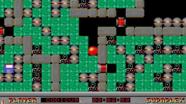 Supaplex - Once around - Level 27 Прохождение игры Supaplex (original)