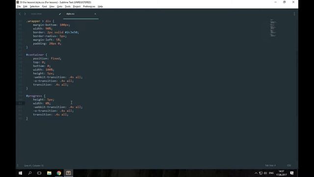 Индикатор прокрутки страницы ( Progress bar version 2.0 ) смотреть онлайн