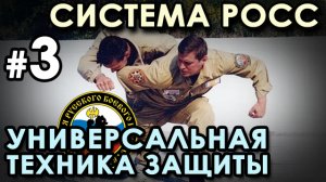 Рукопашный бой «РОСС» - 3: Универсальные ПРИНЦИПЫ защиты.