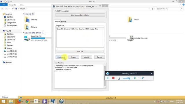 How to import and export shape file data to postgis? смотреть онлайн