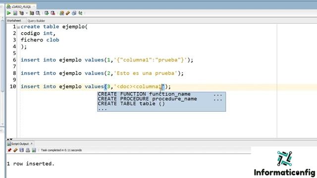 Curso de Oracle PLSQL en español desde cero | JSON : IS JSON, IS NOT JSON (video 65) смотреть онлайн