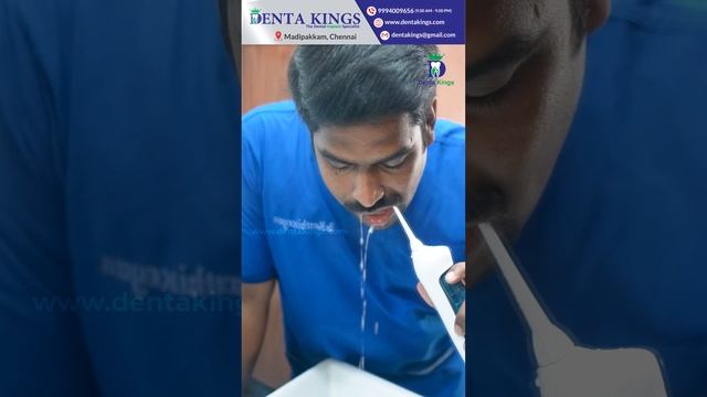 How to Use a Water Flosser at Home | பல் இடுக்குகளை சுத்தம் செய்ய! | Denta Kings| Dr.Karthikeyan смотреть онлайн