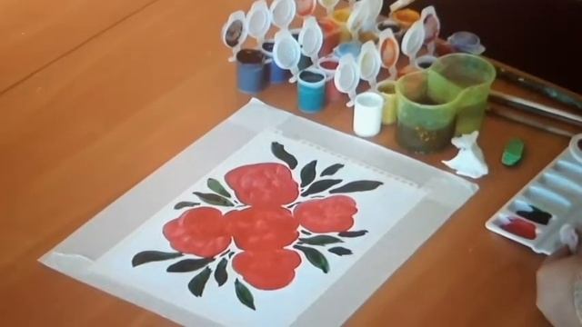 Мастер класс. Как нарисовать букет для мамы. Цветы красками смотреть онлайн