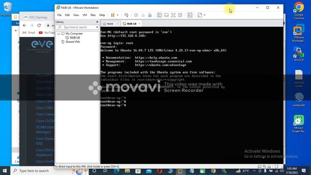 Mikrotik install on EVE NG смотреть онлайн