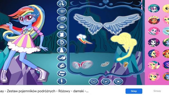 legend of everfree rainbow dash dress up game смотреть онлайн
