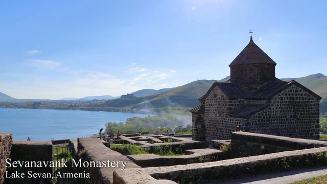 Sevanavank Sevan Monastery, Lake Sevan, Gegharkunik Province, Armenia смотреть онлайн