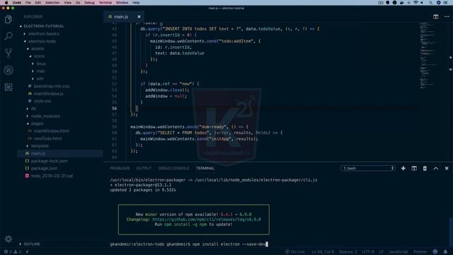 Electron.js ile Masaüstü Uygulama Yapımı #17 - MacOS X Ortamına Deployment Yapımı смотреть онлайн