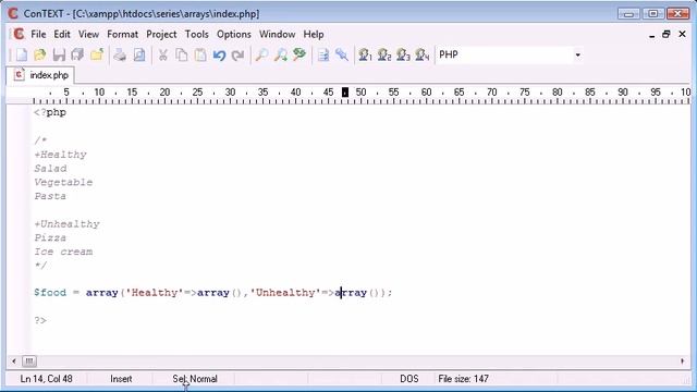 Beginner PHP Tutorial 40 Multi Dimensional Arrays