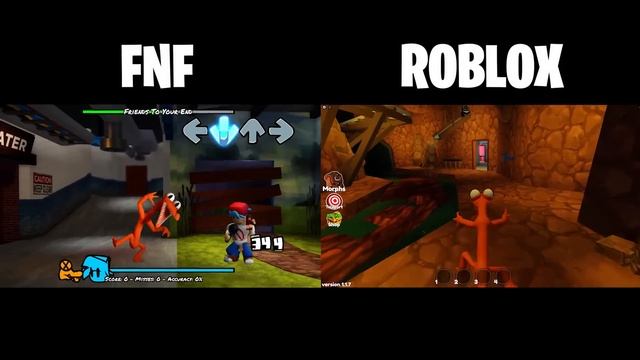 FNF Rainbow Friends VS Roblox Rainbow Friends | Friday Night Funkin’ (Roblox Rainbow Friends) смотреть онлайн