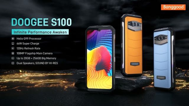 DOOGEE S100 Best Outdoor Waterproof Rugged Smartphone- Shop on Banggood смотреть онлайн